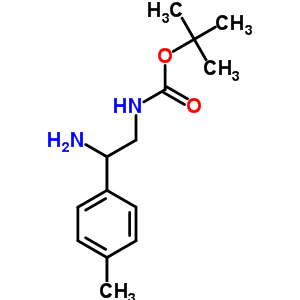 (2-氨基-2-對(duì)甲苯乙基)-氨基甲酸叔丁酯鹽酸鹽結(jié)構(gòu)式_912762-91-5結(jié)構(gòu)式