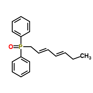(2E,4e)-2,4-heptadien-1-yl(diphenyl)phosphine oxideStructure,91575-92-7Structure (2E,4e)-2,4-heptadien-1-yl(diphenyl)phosphine oxide Structure,91575-92-7Structure
