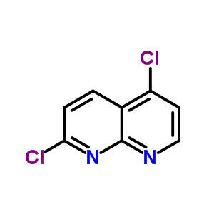 2,5-Dichloro-1,8-naphthyridineStructure,91870-15-4Structure 2,5-Dichloro-1,8-naphthyridine Structure,91870-15-4Structure