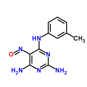 N4-(3-methylphenyl)-5-nitroso-pyrimidine-2,4,6-triamineStructure,92016-75-6Structure N4-(3-methylphenyl)-5-nitroso-pyrimidine-2,4,6-triamine Structure,92016-75-6Structure