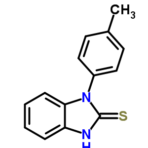 1-對(duì)甲苯-1H-苯并咪唑-2-硫醇結(jié)構(gòu)式_92149-91-2結(jié)構(gòu)式
