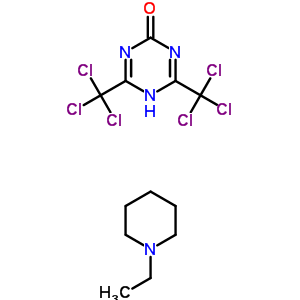 4,6-Bis(trichloromethyl)-5h-1,3,5-triazin-2-oneStructure,92168-22-4Structure 4,6-Bis(trichloromethyl)-5h-1,3,5-triazin-2-one Structure,92168-22-4Structure