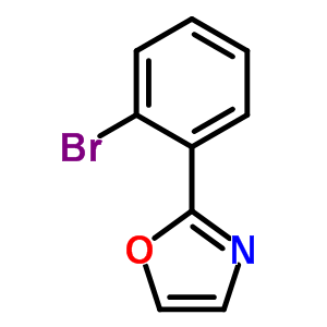 2-(2-溴苯基)噁唑結構式_92346-48-0結構式