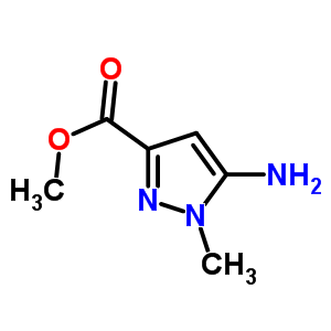 Methyl 5-amino-1-methyl-1h-pyrazole-3-carboxylateStructure,92406-53-6Structure Methyl 5-amino-1-methyl-1h-pyrazole-3-carboxylate Structure,92406-53-6Structure