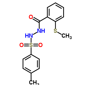 2-(甲基硫代)-苯甲酸 2-[(4-甲基苯基)磺?；鵠肼結(jié)構(gòu)式_92580-60-4結(jié)構(gòu)式