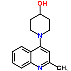 4-(4-Hydroxypiperidin-1-yl)-2-methylquinolineStructure,927801-80-7Structure 4-(4-Hydroxypiperidin-1-yl)-2-methylquinoline Structure,927801-80-7Structure