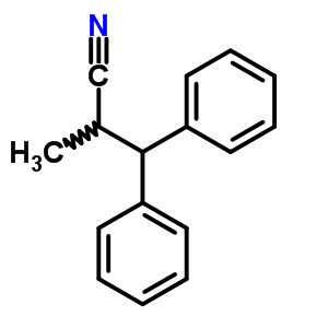 2-Methyl-3,3-diphenyl-propanenitrileStructure,92962-30-6Structure 2-Methyl-3,3-diphenyl-propanenitrile Structure,92962-30-6Structure