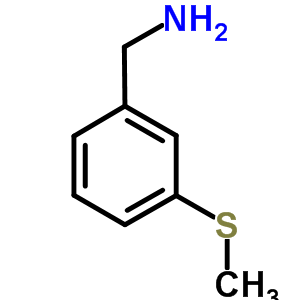 1-[3-(甲基硫代)苯基]甲胺結(jié)構(gòu)式_93071-78-4結(jié)構(gòu)式