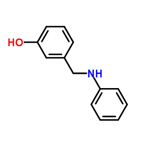 3-(Anilinomethyl)phenolStructure,93189-07-2Structure 3-(Anilinomethyl)phenol Structure,93189-07-2Structure