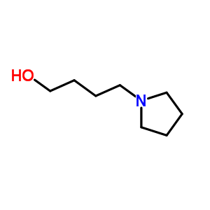 4-(1-吡咯烷)-1-丁醇結(jié)構(gòu)式_93264-47-2結(jié)構(gòu)式