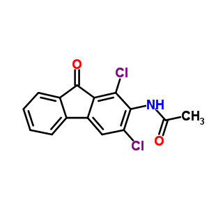 Acetamide, n-(1,3-dichloro-9-oxo-9h-fluoren-2-yl)-Structure,93944-43-5Structure Acetamide, n-(1,3-dichloro-9-oxo-9h-fluoren-2-yl)- Structure,93944-43-5Structure
