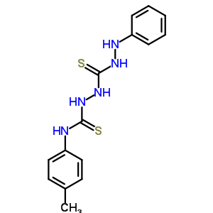 3-苯胺-1-[(4-甲基苯基)硫代氨基甲酰氨基]硫代脲結(jié)構(gòu)式_93987-59-8結(jié)構(gòu)式