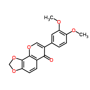 7-(3,4-Dimethoxyphenyl)-6h-(1,3)dioxolo(4,5-h)chromen-6-oneStructure,94413-08-8Structure 7-(3,4-Dimethoxyphenyl)-6h-(1,3)dioxolo(4,5-h)chromen-6-one Structure,94413-08-8Structure