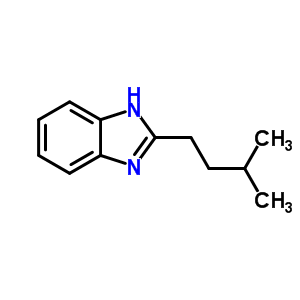 (9ci)-2-(3-甲基丁基)-1H-苯并咪唑結(jié)構(gòu)式_946-18-9結(jié)構(gòu)式