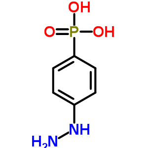 P-(4-肼基苯基)-膦酸結(jié)構(gòu)式_98197-04-7結(jié)構(gòu)式